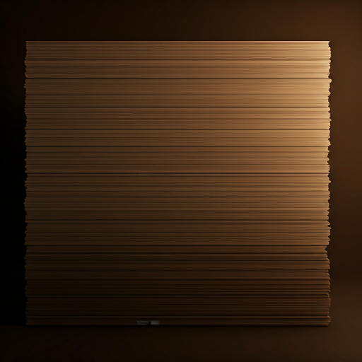 Premium paper and cardstock stacks in an industrial stationery warehouse